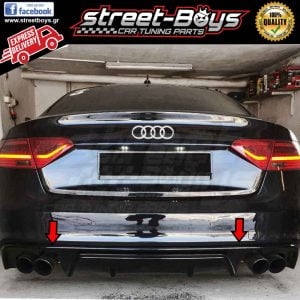 SPOILER ΔΙΑΧΥΤΗΣ ΠΙΣΩ ΠΡΟΦΥΛΑΚΤΗΡΑ AUDI A5 8T FACELIFT S-LINE