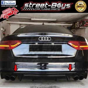 SPOILER ΔΙΑΧΥΤΗΣ ΠΙΣΩ ΠΡΟΦΥΛΑΚΤΗΡΑ AUDI A5 8T FACELIFT S-LINE