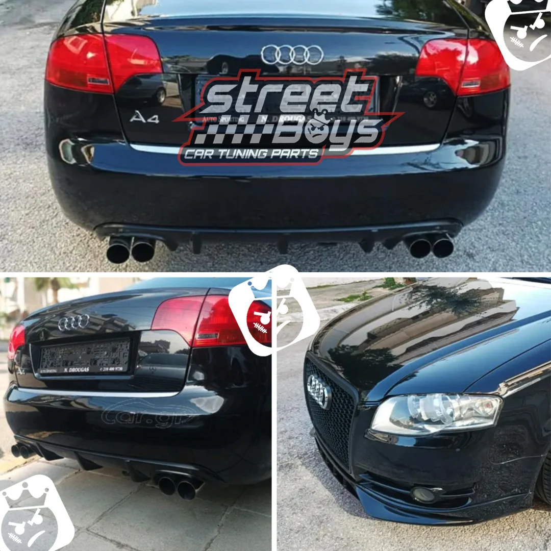 SPOILER ΠΙΣΩ ΠΡΟΦΥΛΑΚΤΗΡΑ ΔΙΑΧΥΤΗΣ AUDI A4 B7 - Image 7