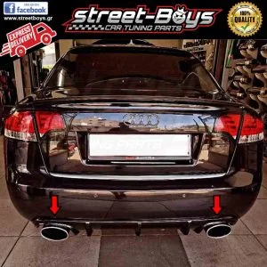 SPOILER ΠΙΣΩ ΠΡΟΦΥΛΑΚΤΗΡΑ ΔΙΑΧΥΤΗΣ AUDI A4 B7