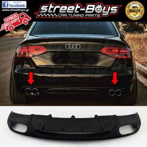 SPOILER ΔΙΑΧΥΤΗΣ ΠΙΣΩ ΠΡΟΦΥΛΑΚΤΗΡΑ AUDI A4 B8