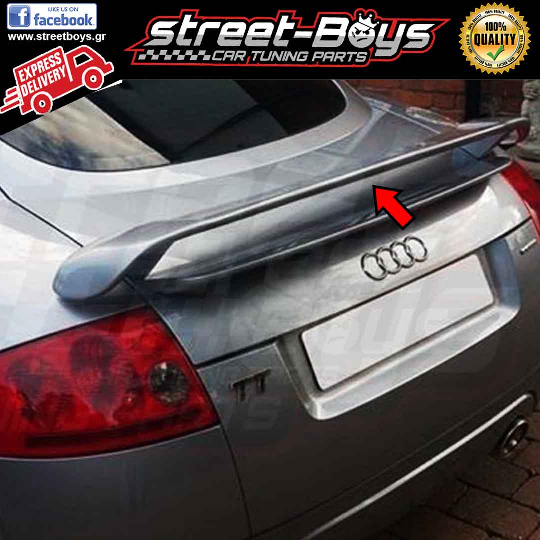 Real Carbon Fiber Rear Spoiler Wing For Audi TT 8N (1998-2006) Coupe & Convertible