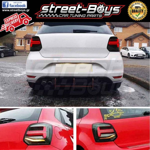 VOLKSWAGEN POLO 6R LED ΦΑΝΑΡΙΑ TAIL LIGHTS