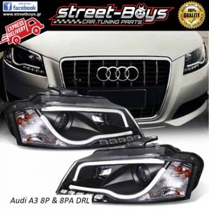 ΜΠΡΟΣΤΑ ΦΑΝΑΡΙΑ DRL AUDI A3 8P FACELIFT (2008-2012)