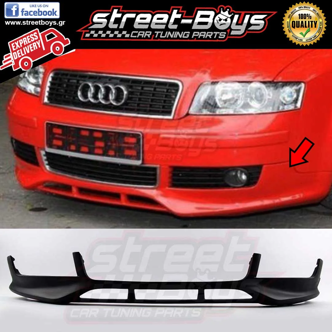 LIP SPOILER ΕΜΠΡΟΣ ΠΡΟΦΥΛΑΚΤΗΡΑ AUDI A4 B6 - Image 8