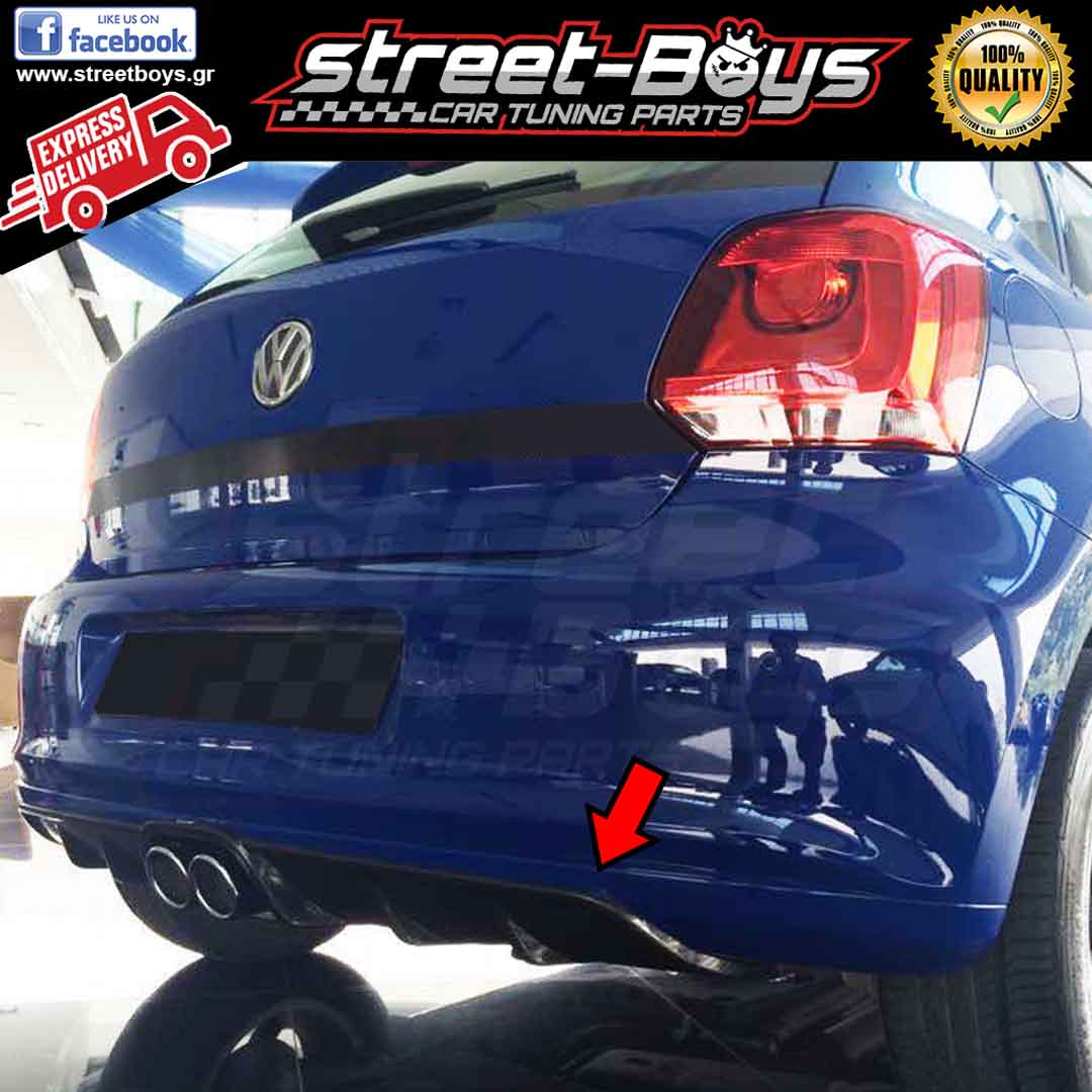 SPOILER ΔΙΑΧΥΤΗΣ ΠΙΣΩ ΠΡΟΦΥΛΑΚΤΗΡΑ VW POLO 6R (2009-2014) - Image 3