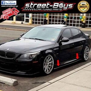 EXTENSION ΜΑΡΣΠΙΕ SET ΠΛΑΪΝΑ SPOILER BMW E60