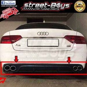 SPOILER ΔΙΑΧΥΤΗΣ ΠΙΣΩ ΠΡΟΦΥΛΑΚΤΗΡΑ AUDI A5 COUPE S-LINE
