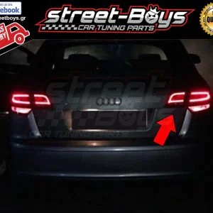 ΦΑΝΑΡΙΑ ΠΙΣΩ *LED* BLACK SMOKE AUDI A3 8P SPORTBACK (2004-2008) [V2.4]