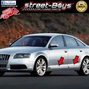 SPOILER EXTENSION [S-LINE TYPE] ΠΡΟΣΘΕΤΑ ΠΛΑΪΝΑ ΓΙΑ ΠΟΡΤΕΣ AUDI A6 C6
