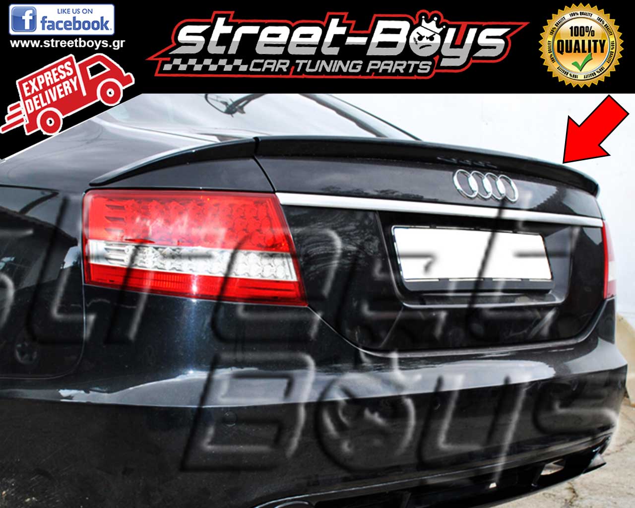 AUDI A6 C6 SPOILER BODYKIT CAR TUNING (2)