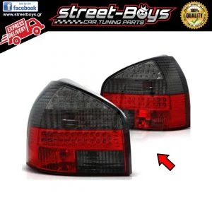 ΦΑΝΑΡΙΑ ΠΙΣΩ *LED* RED SMOKE AUDI A3 8L (1996-2000) [V2.2]