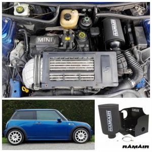 Mini Cooper S 1.6 R53 (2001-2006) ΚΙΤ ΕΙΣΑΓΩΓΗΣ ΑΕΡΑ RAMAIR PERFORMANCE ΦΙΛΤΡΟ ΜΕ ΘΩΡΑΚΙΣΗ ΘΕΡΜΟΤΗΤΑΣ