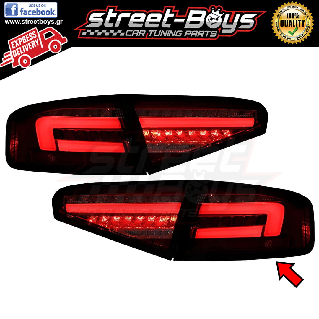 ΦΑΝΑΡΙΑ ΠΙΣΩ *SEQ LED* ΔΥΝΑΜΙΚΗΣ ΑΚΟΛΟΥΘΙΑΣ AUDI A4 B8.5 FACELIFT SEDAN