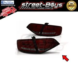 ΦΑΝΑΡΙΑ ΠΙΣΩ *LED* RED SMOKE AUDI A4 B8 SEDAN (2008-2011)