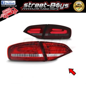 ΦΑΝΑΡΙΑ ΠΙΣΩ *LED* RED WHITE AUDI A4 B8 AVANT (2008-2011)