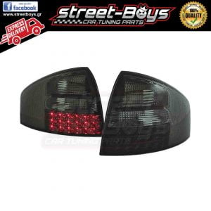 ΦΑΝΑΡΙΑ ΠΙΣΩ *LED* BLACK SMOKE AUDI A6 C5 SEDAN (1997-2004)