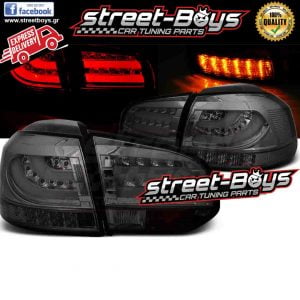 ΦΑΝΑΡΙΑ ΠΙΣΩ [LED v2.3] *BLACK* VW GOLF 6