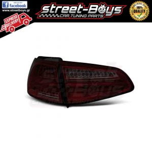 ΦΑΝΑΡΙΑ ΠΙΣΩ [LED v1.2] *RED SMOKE* VW GOLF 7