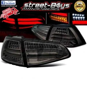 ΦΑΝΑΡΙΑ ΠΙΣΩ [LED v1.3] *BLACK* VW GOLF 7