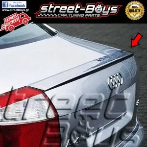 Audi A4/S4 B6 2001-2005 Duckbill Trunk Spoiler w/ Center Cut (380P
