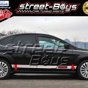 ΜΑΡΣΠΙΕ SET ΠΛΑΪΝΑ SPOILER FORD FOCUS MK2 FACELIFT (2008-2011)