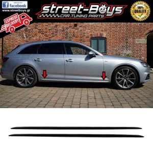 ΜΑΡΣΠΙΕ EXTENSION [S-LINE TYPE] SET ΠΡΟΣΘΕΤΑ ΠΛΑΙΝΑ SPOILER AUDI A4 B9