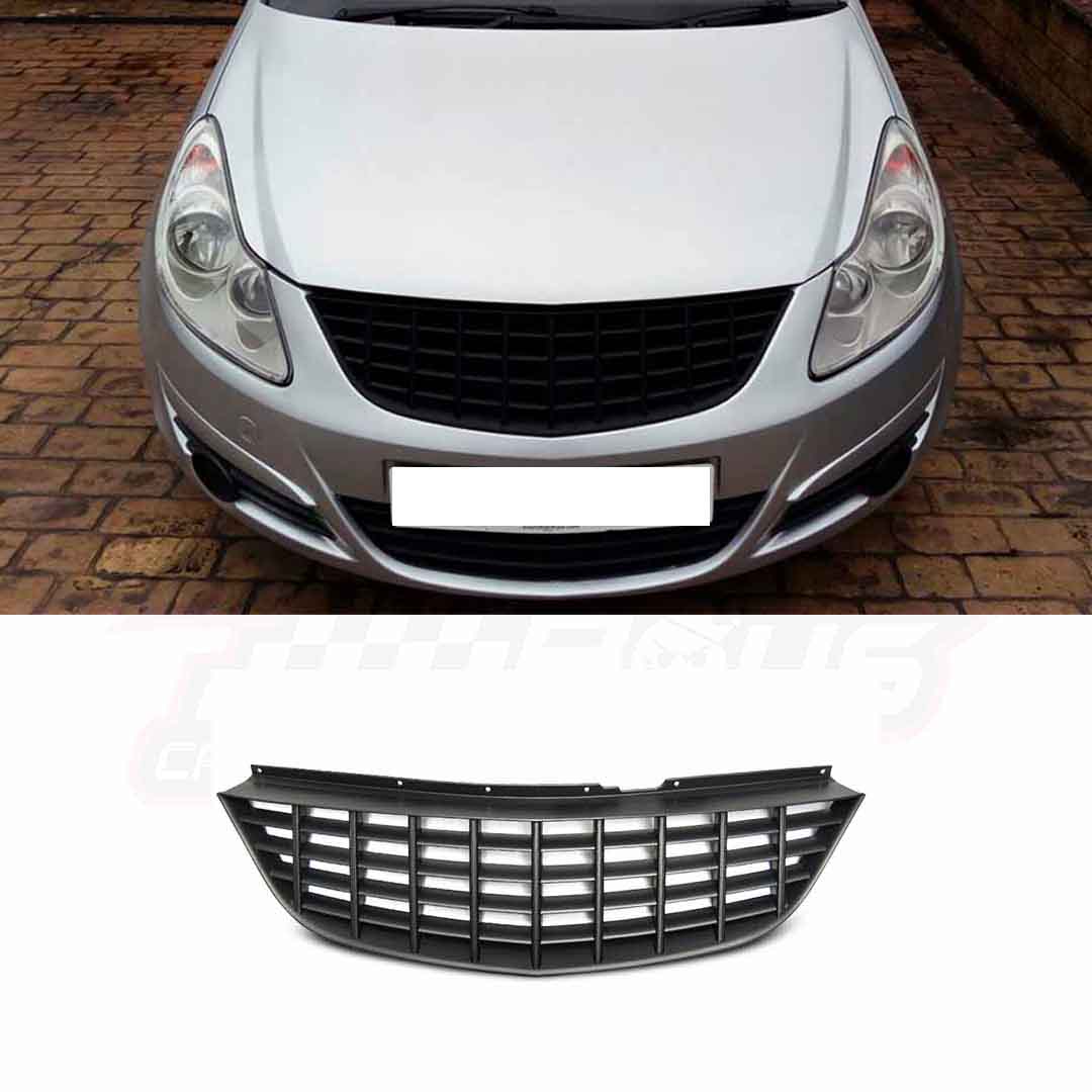 ΜΑΣΚΑ *MAT BLACK* ΓΡΙΛΙΑ OPEL CORSA D (2006-2010) - Image 2