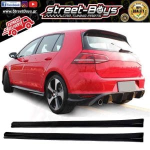 ΜΑΡΣΠΙΕ SET ΠΛΑΪΝΑ SPOILER VOLKSWAGEN GOLF 7
