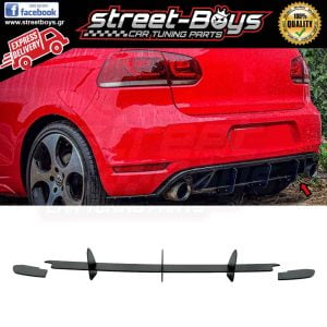 SPOILER ΔΙΑΧΥΤΗΣ ΠΙΣΩ ΠΡΟΦΥΛΑΚΤΗΡΑ VW GOLF 6 GTi
