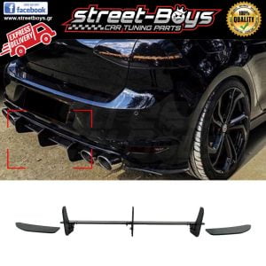 SPOILER ΔΙΑΧΥΤΗΣ ΠΙΣΩ ΠΡΟΦΥΛΑΚΤΗΡΑ VW GOLF 7 R