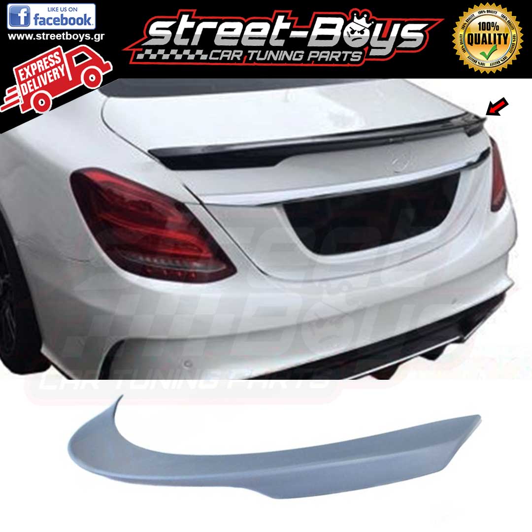 ΑΕΡΟΤΟΜΗ [R TYPE] SPOILER MERCEDES BENZ W205 - STREET BOYS - CAR TUNING ...