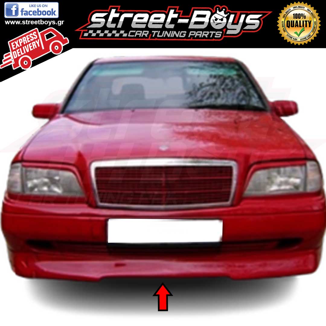 LIP SPOILER ΕΜΠΡΟΣ ΠΡΟΦΥΛΑΚΤΗΡΑ MERCEDEZ BENZ W202 - Image 2