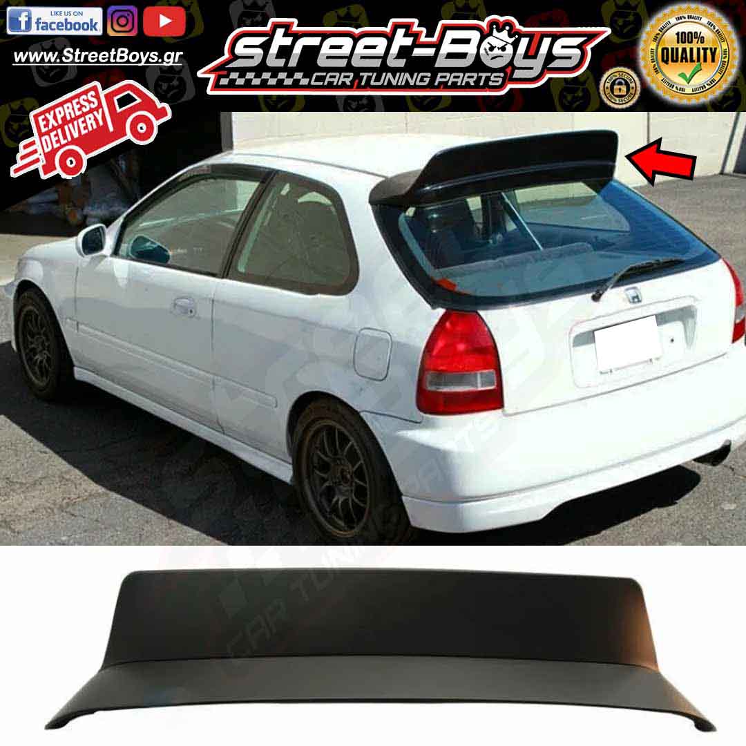 ΑΕΡΟΤΟΜΗ [BYS TYPE] SPOILER ΠΟΡΤ ΜΠΑΓΚΑΖ HONDA CIVIC HATCHBACK (1996 ...