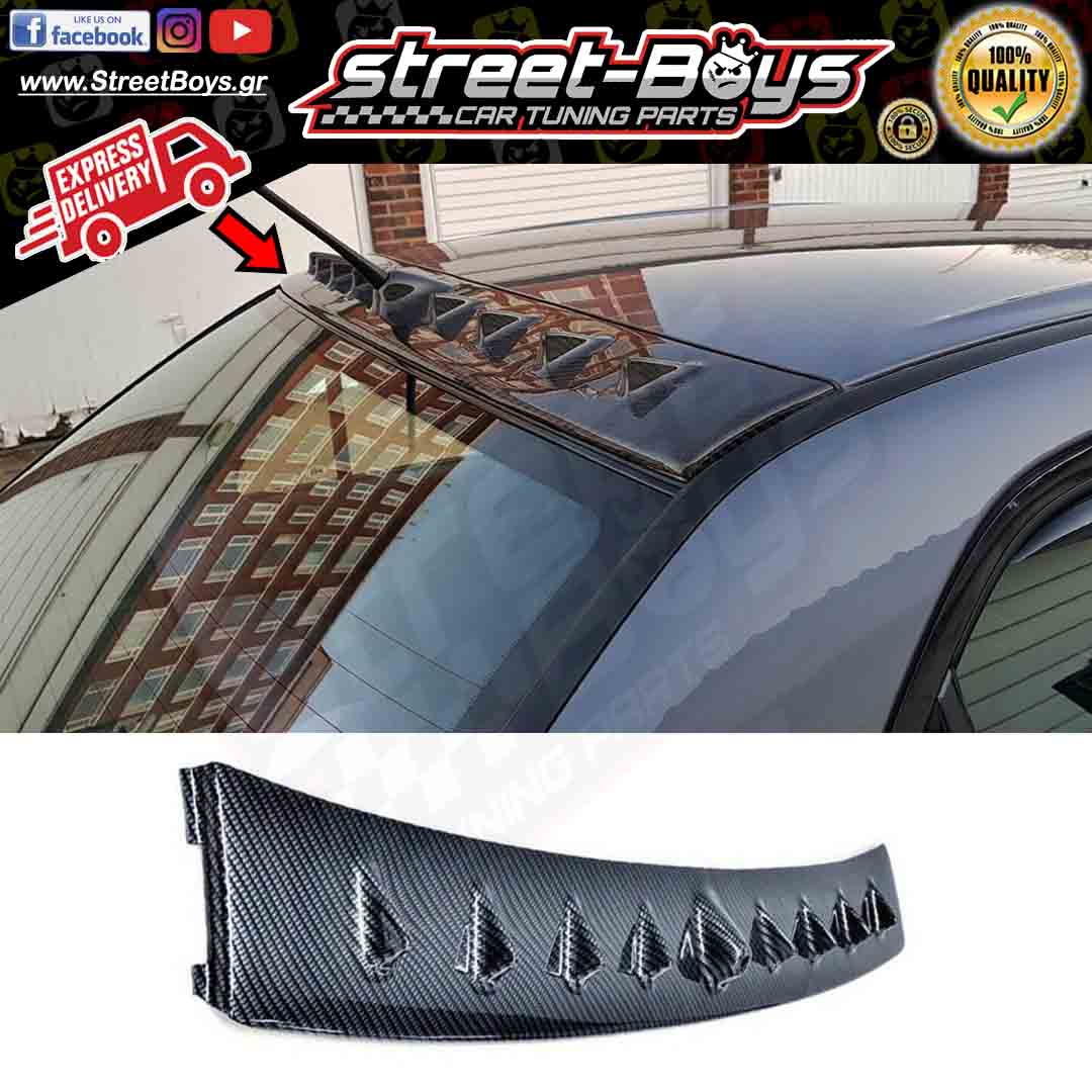 SPOILER [CARBON LOOK] ΔΙΑΧΥΤΗΣ ΟΡΟΦΗΣ MITSUBISHI LANCER EVOLUTION 7/8/9 ...