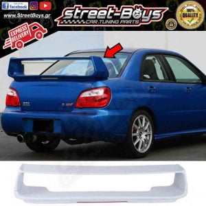 ΑΕΡΟΤΟΜΗ [STi TYPE] SPOILER ME 3ο STOP SUBARU IMPREZA (2001-2007)