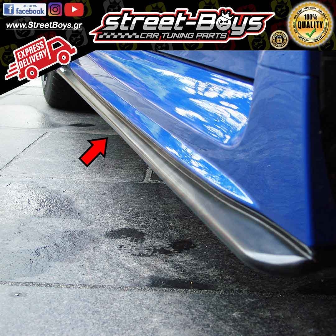 ΜΑΡΣΠΙΕ SET ΠΛΑΪΝΑ SPOILER EXTENSION SUBARU IMPREZA WRX RAPTOREYE (2015-2021) - Image 6