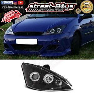ΜΠΡΟΣΤΑ ΦΑΝΑΡΙΑ ΜΑΥΡΑ ANGEL EYES FORD FOCUS MK1