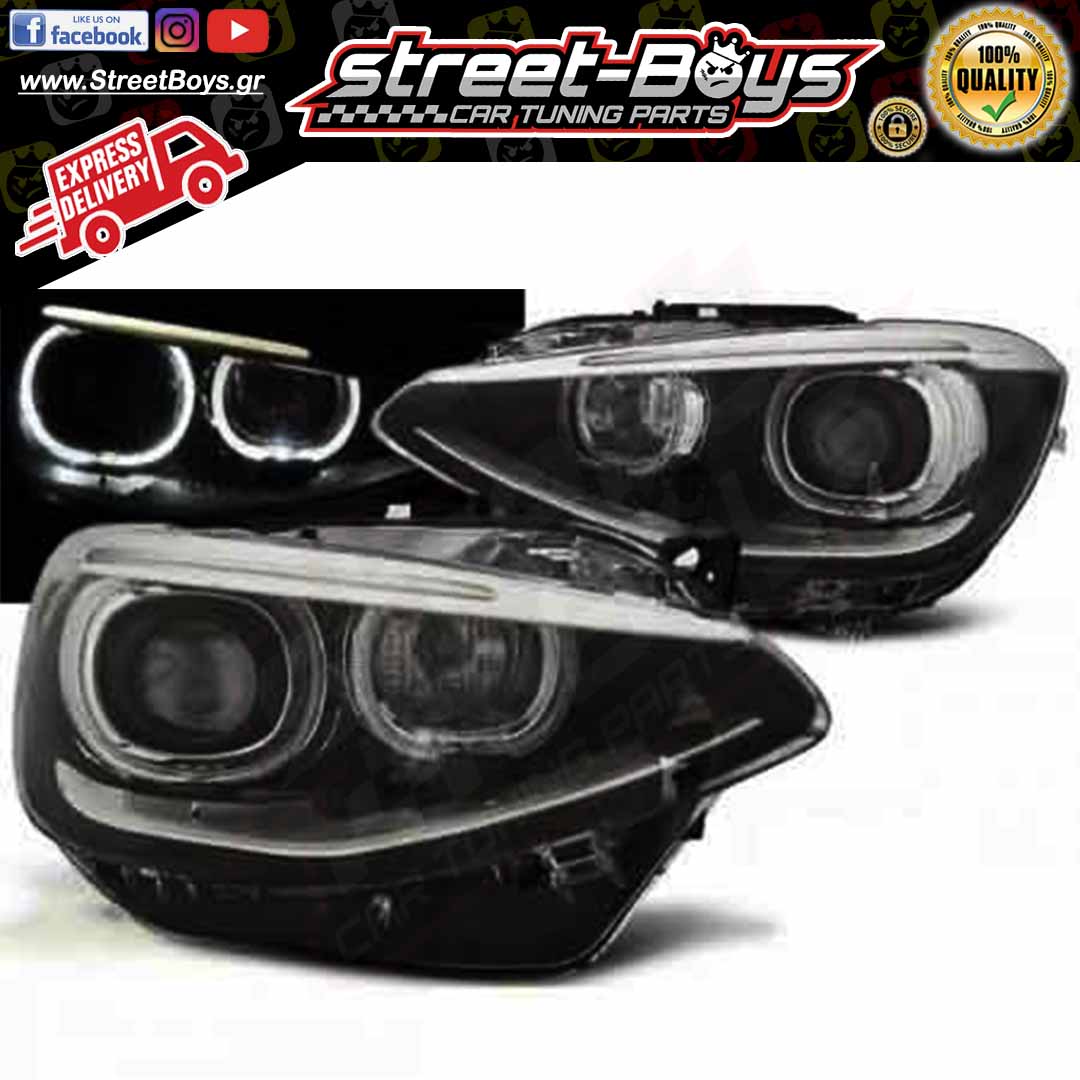 ΜΠΡΟΣΤΑ ΦΑΝΑΡΙΑ ΜΑΥΡΑ DRL BMW F20 F21 (2011-2015) - Image 4