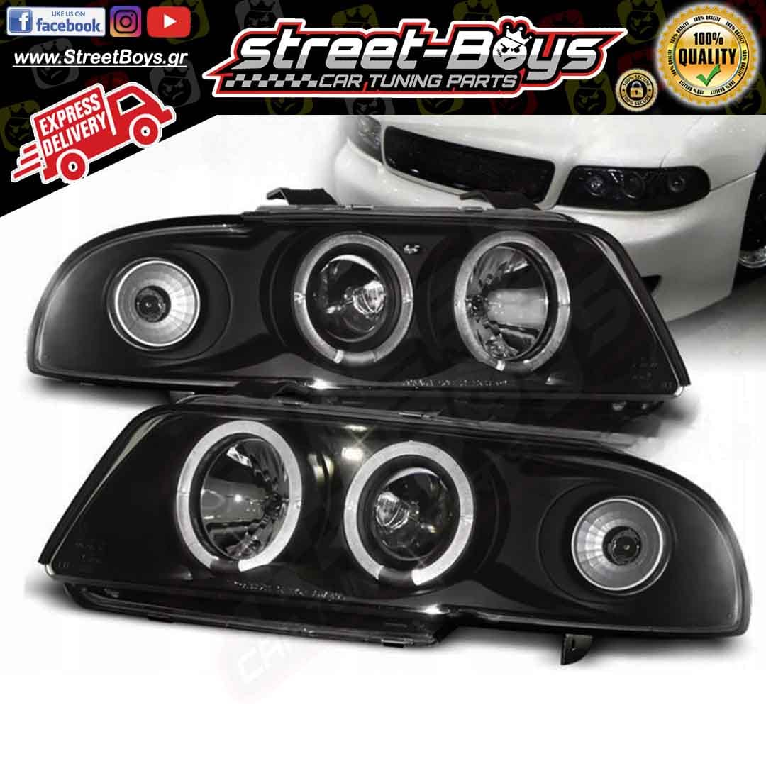 ΜΠΡΟΣΤΑ ΦΑΝΑΡΙΑ ANGEL EYES AUDI A4 B5 (1994-1998)