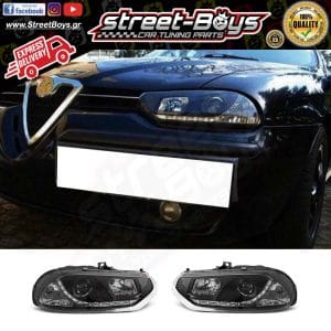 ΜΠΡΟΣΤΑ ΦΑΝΑΡΙΑ ΜΑΥΡΑ DAYLIGHT ALFA ROMEO 156 (1997-2003)