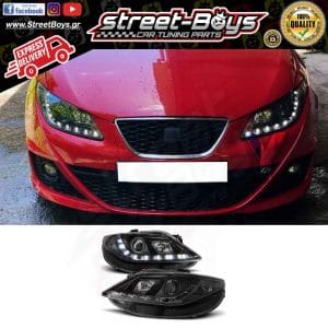 ΜΠΡΟΣΤΑ ΦΑΝΑΡΙΑ ΜΑΥΡΑ DAYLIGHT SEAT IBIZA 6J (2008-2012)
