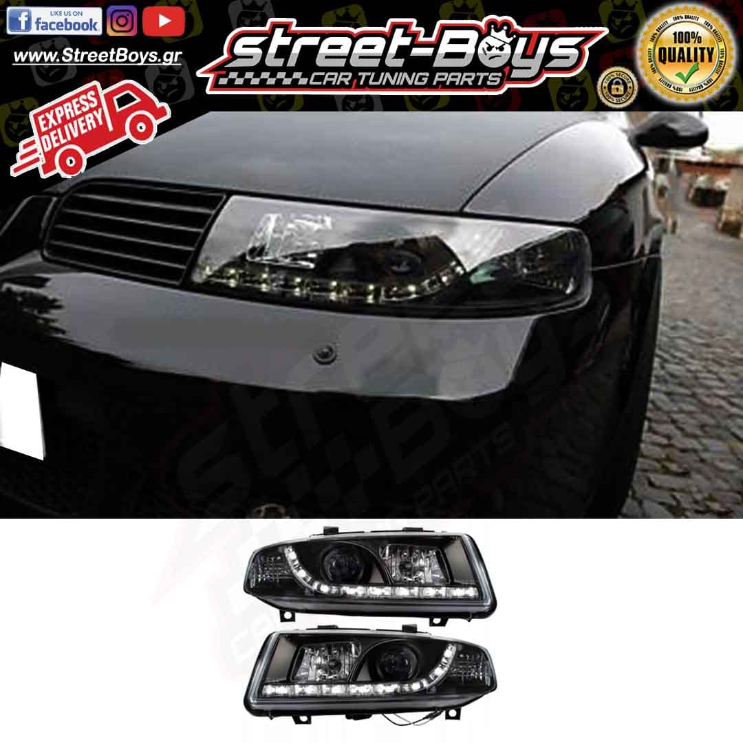 ΜΠΡΟΣΤΑ ΦΑΝΑΡΙΑ ΜΑΥΡΑ DAYLIGHT SEAT LEON 1M & TOLEDO (1999-2004) - Image 2