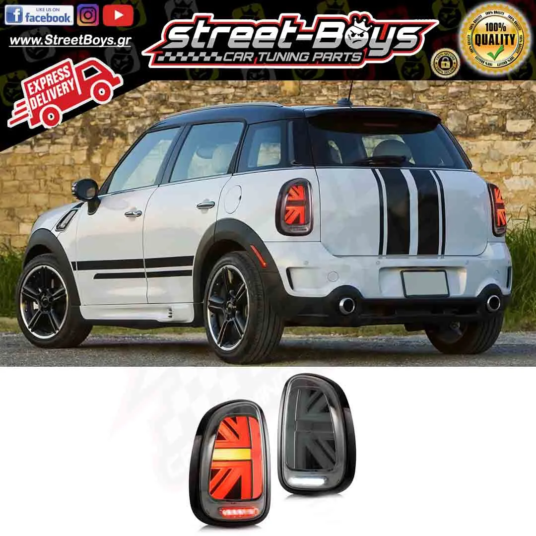 ΠΙΣΩ ΦΑΝΑΡΙΑ UK BLACK DYNAMIC LED MINI COUNTRYMAN R60 (2010-2016)