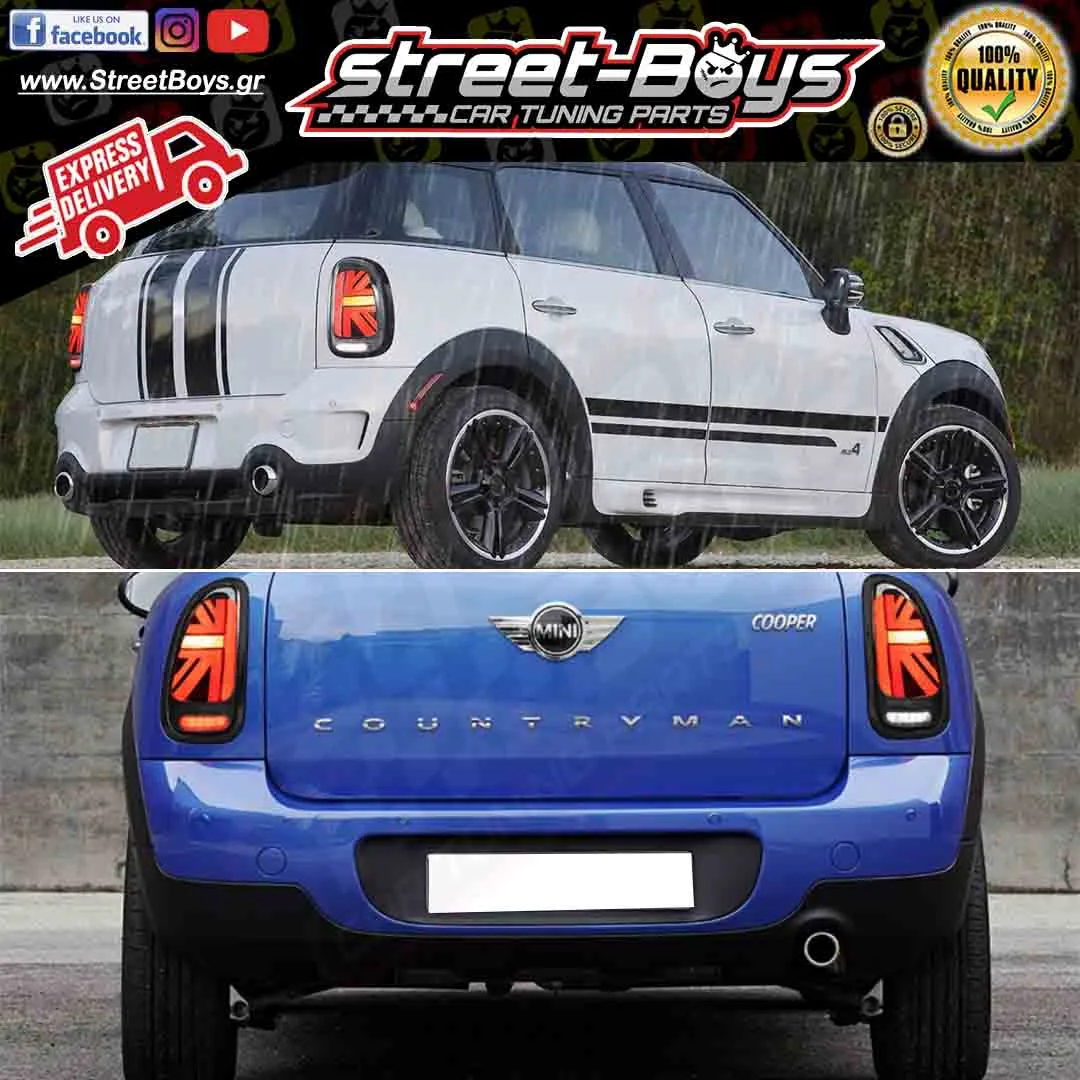 ΠΙΣΩ ΦΑΝΑΡΙΑ UK BLACK DYNAMIC LED MINI COUNTRYMAN R60 (2010-2016) - Image 3