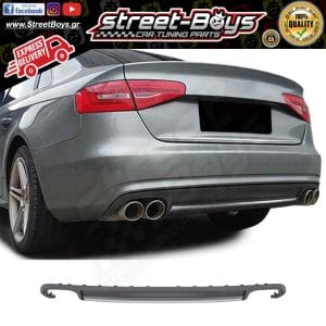 SPOILER ΔΙΑΧΥΤΗΣ ΠΙΣΩ ΠΡΟΦΥΛΑΚΤΗΡΑ [S4 TYPE] AUDI A4 B8 STANDARD