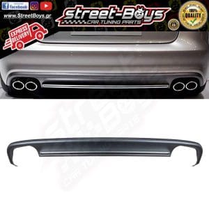 SPOILER ΔΙΑΧΥΤΗΣ ΠΙΣΩ ΠΡΟΦΥΛΑΚΤΗΡΑ [S6 TYPE] AUDI A6 C7 STANDARD