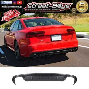 SPOILER ΔΙΑΧΥΤΗΣ ΠΙΣΩ ΠΡΟΦΥΛΑΚΤΗΡΑ [S6 TYPE] AUDI A6 C7 STANDARD FACELIFT