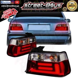 ΠΙΣΩ ΦΑΝΑΡΙΑ 3D LED BMW E36 SEDAN (1990-1999)