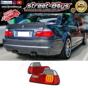 ΠΙΣΩ ΦΑΝΑΡΙΑ LED BMW E46 COUPE (1999-2003)